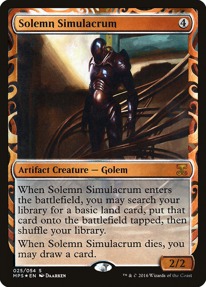 Solemn Simulacrum [Kaladesh Inventions] | Game Haven TX