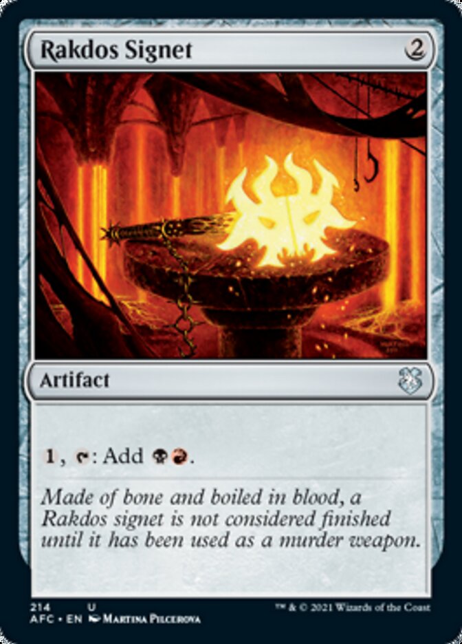 Rakdos Signet [Dungeons & Dragons: Adventures in the Forgotten Realms Commander] | Game Haven TX