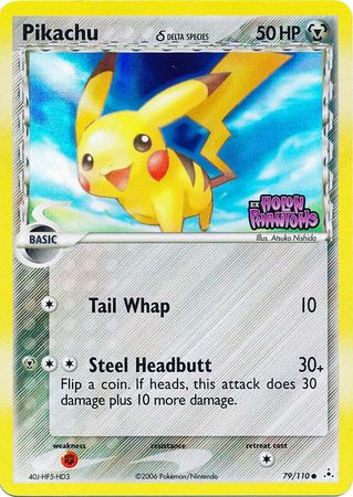 Pikachu (79/110) (Delta Species) (Stamped) [EX: Holon Phantoms] | Game Haven TX