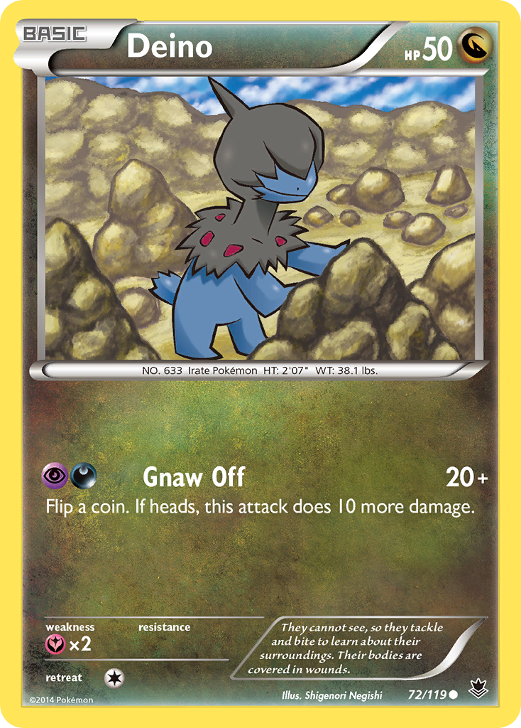 Deino (72/119) [XY: Phantom Forces] | Game Haven TX
