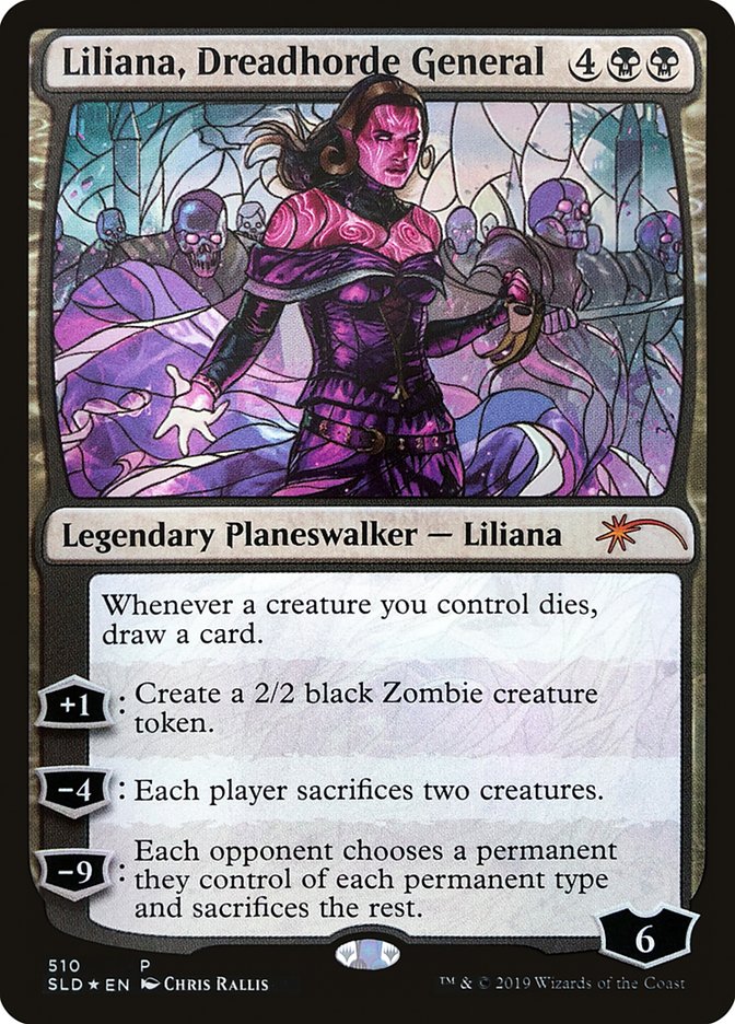 Liliana, Dreadhorde General (Stained Glass) [Secret Lair Drop Promos] | Game Haven TX