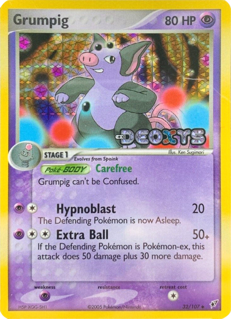 Grumpig (32/107) (Stamped) [EX: Deoxys] | Game Haven TX