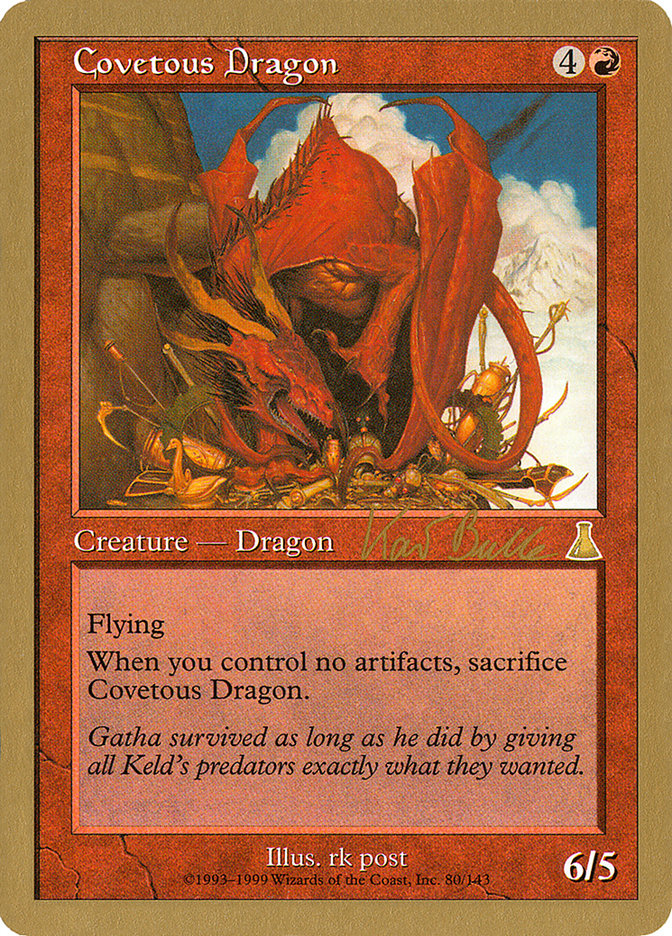 Covetous Dragon (Kai Budde) [World Championship Decks 1999] | Game Haven TX