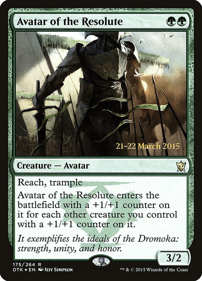Avatar of the Resolute [Dragons of Tarkir Promos] | Game Haven TX