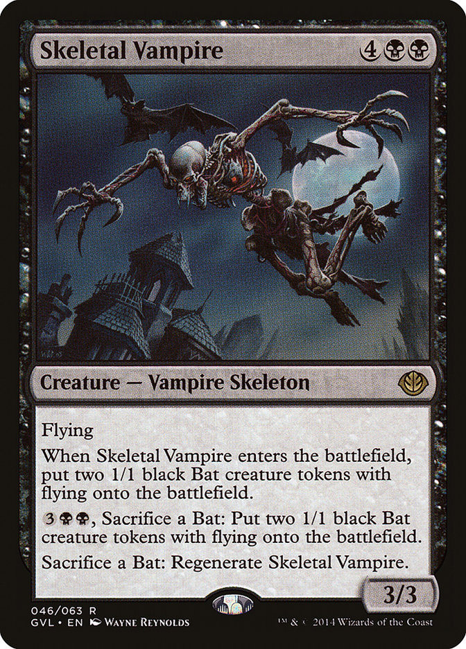 Skeletal Vampire [Duel Decks Anthology: Garruk vs. Liliana] | Game Haven TX