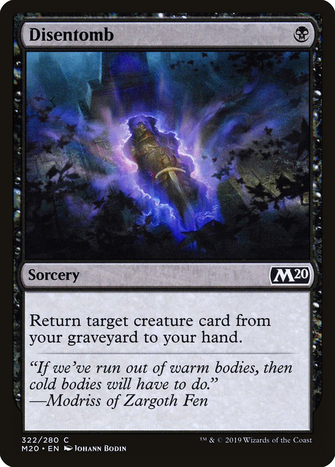 Disentomb [Core Set 2020] | Game Haven TX
