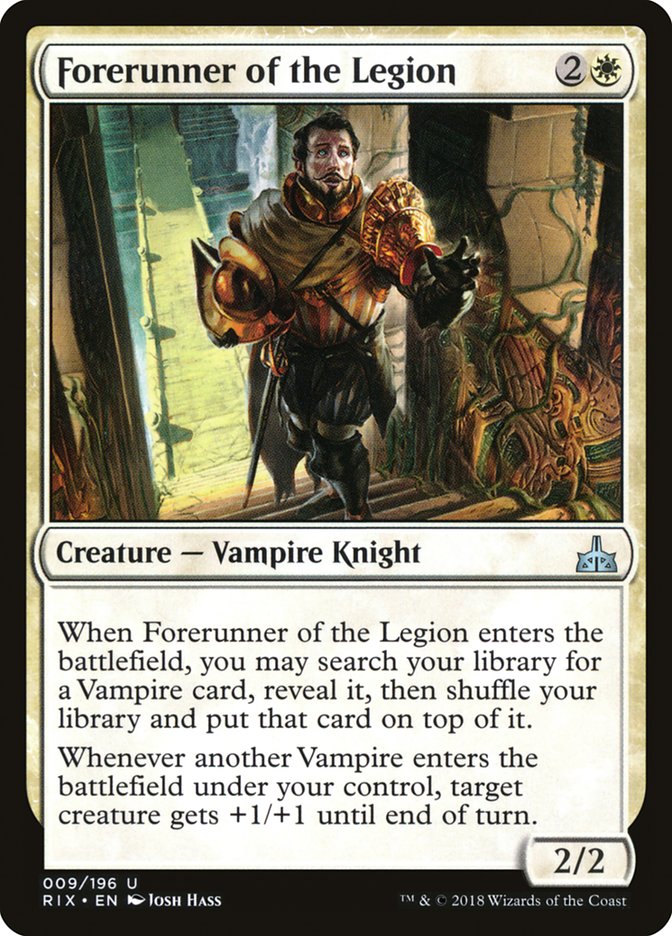 Forerunner of the Legion [Rivals of Ixalan] | Game Haven TX