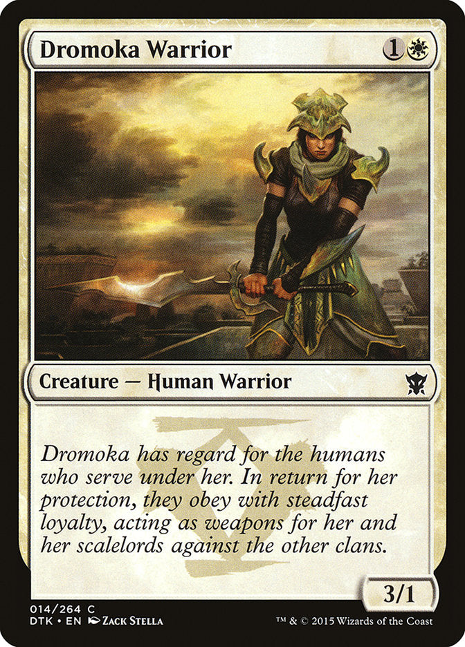 Dromoka Warrior [Dragons of Tarkir] | Game Haven TX