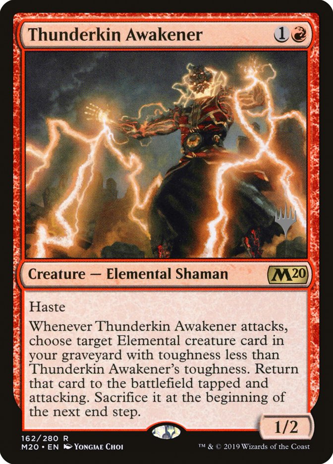 Thunderkin Awakener [Core Set 2020 Promos] | Game Haven TX