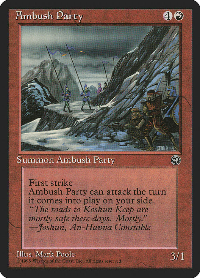 Ambush Party (Joskun Flavor Text) [Homelands] | Game Haven TX