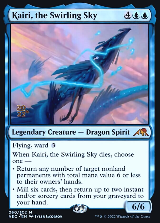 Kairi, the Swirling Sky [Kamigawa: Neon Dynasty Prerelease Promos] | Game Haven TX