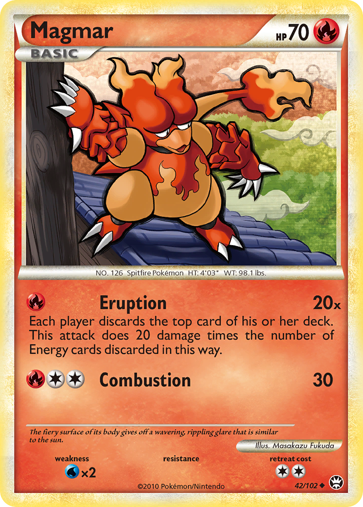 Magmar (42/102) [HeartGold & SoulSilver: Triumphant] | Game Haven TX