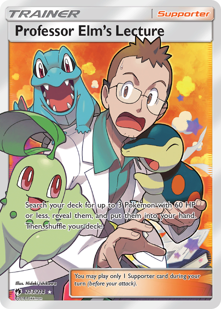 Professor Elm's Lecture (213/214) [Sun & Moon: Lost Thunder] | Game Haven TX