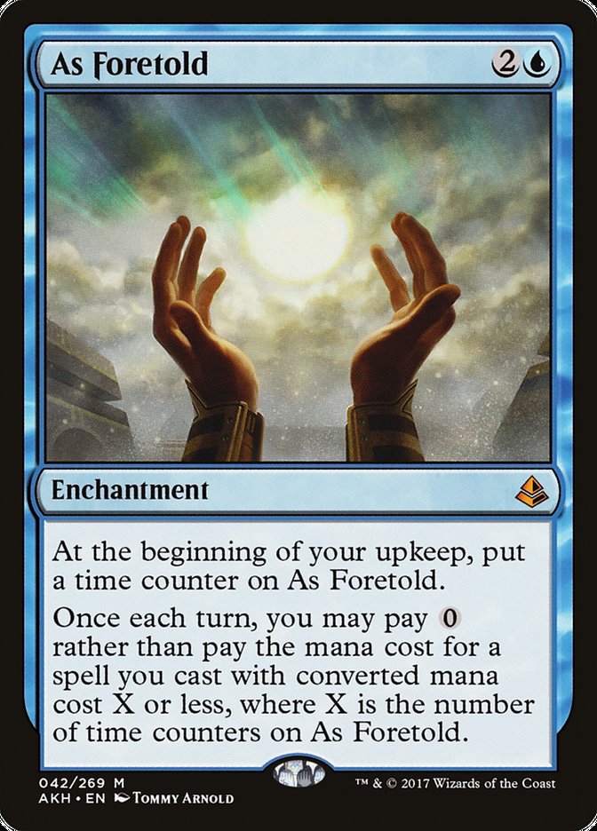 As Foretold [Amonkhet] | Game Haven TX