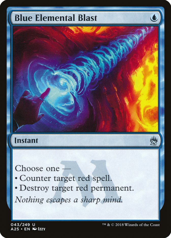 Blue Elemental Blast [Masters 25] | Game Haven TX