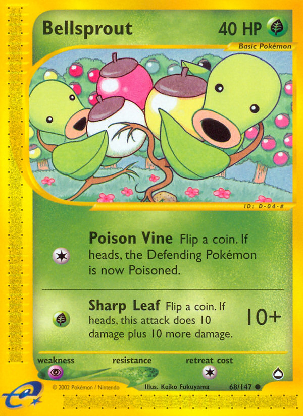 Bellsprout (68/147) [Aquapolis] | Game Haven TX