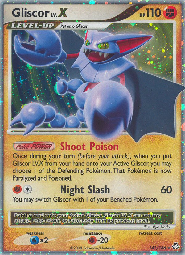 Gliscor LV.X (141/146) [Diamond & Pearl: Legends Awakened] | Game Haven TX