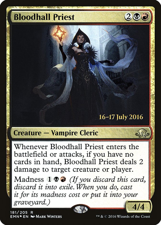 Bloodhall Priest [Eldritch Moon Promos] | Game Haven TX