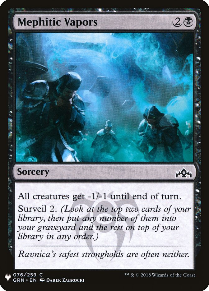 Mephitic Vapors [Mystery Booster] | Game Haven TX