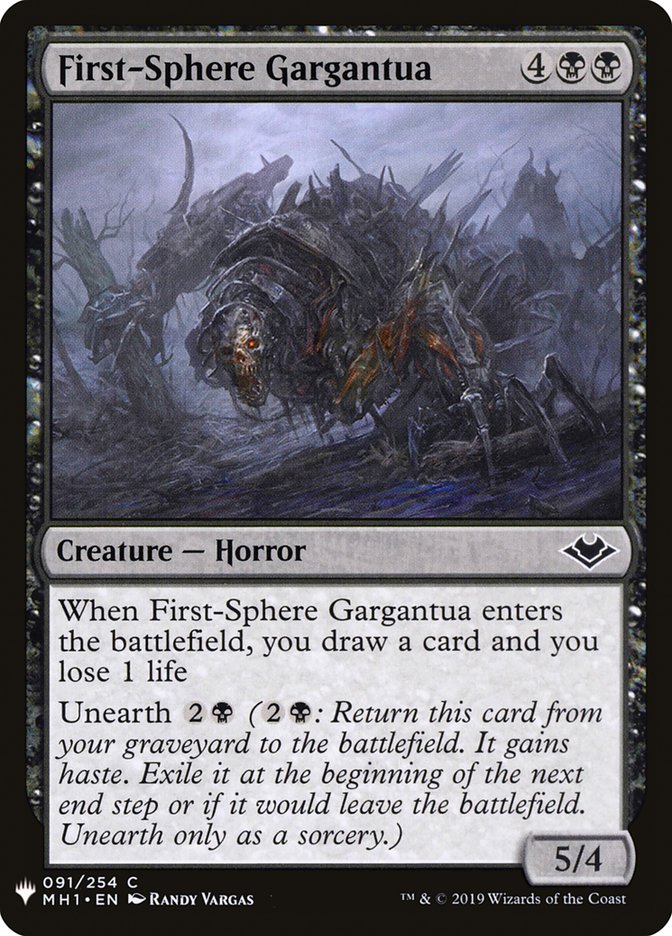 First-Sphere Gargantua [Mystery Booster] | Game Haven TX