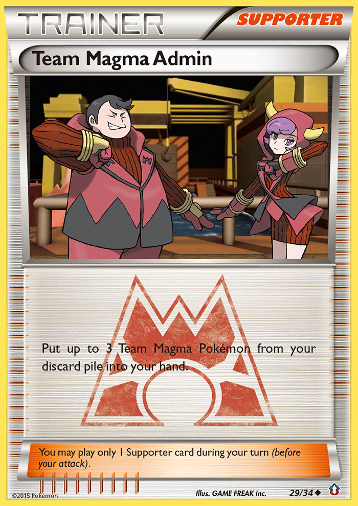 Team Magma Admin (29/34) [XY: Double Crisis] | Game Haven TX