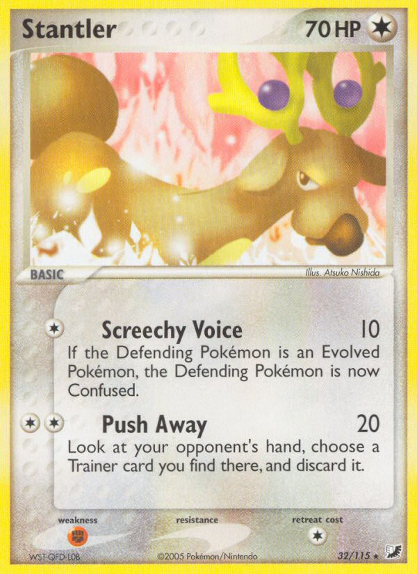 Stantler (32/115) [EX: Unseen Forces] | Game Haven TX