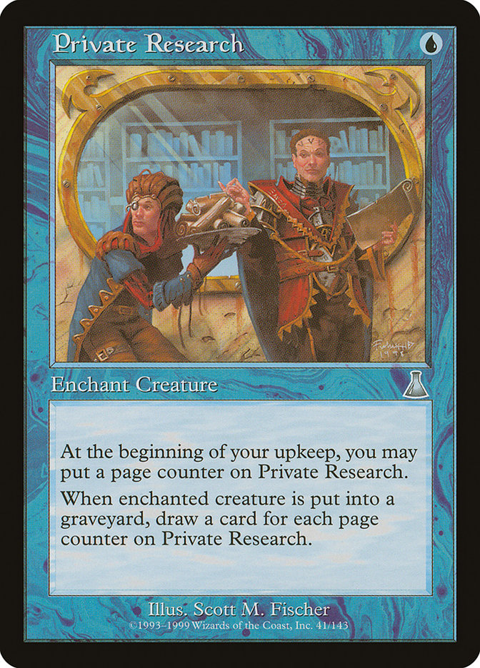 Private Research [Urza's Destiny] | Game Haven TX