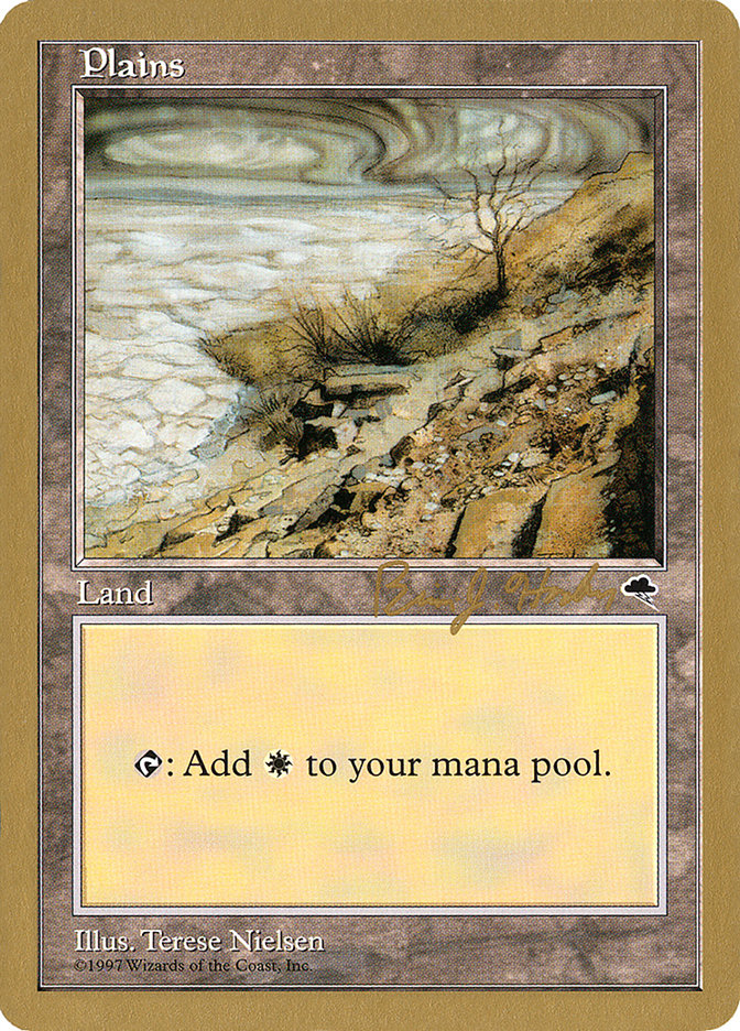Plains (bh332) (Brian Hacker) [World Championship Decks 1998] | Game Haven TX