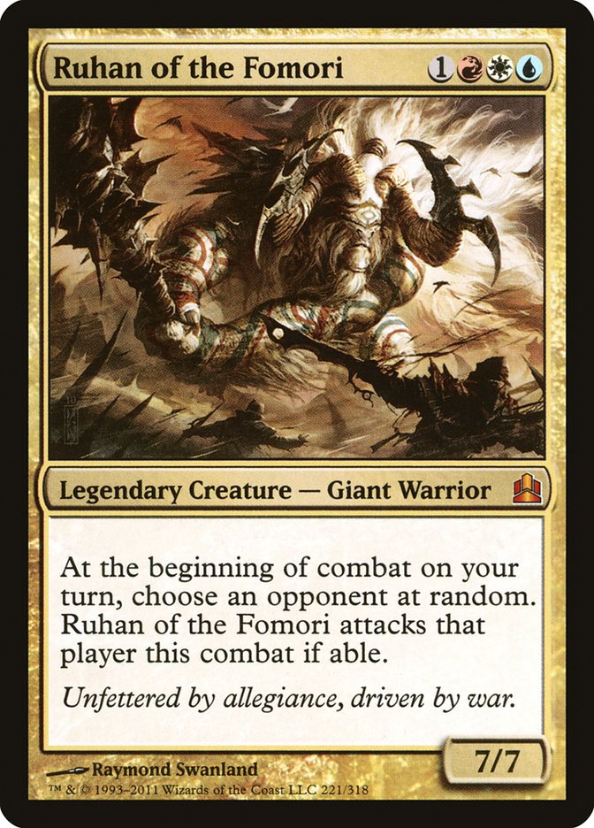 Ruhan of the Fomori [Commander 2011] | Game Haven TX