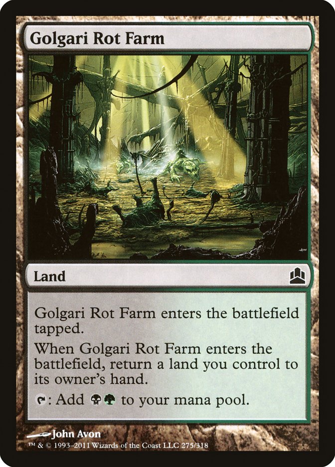 Golgari Rot Farm [Commander 2011] | Game Haven TX