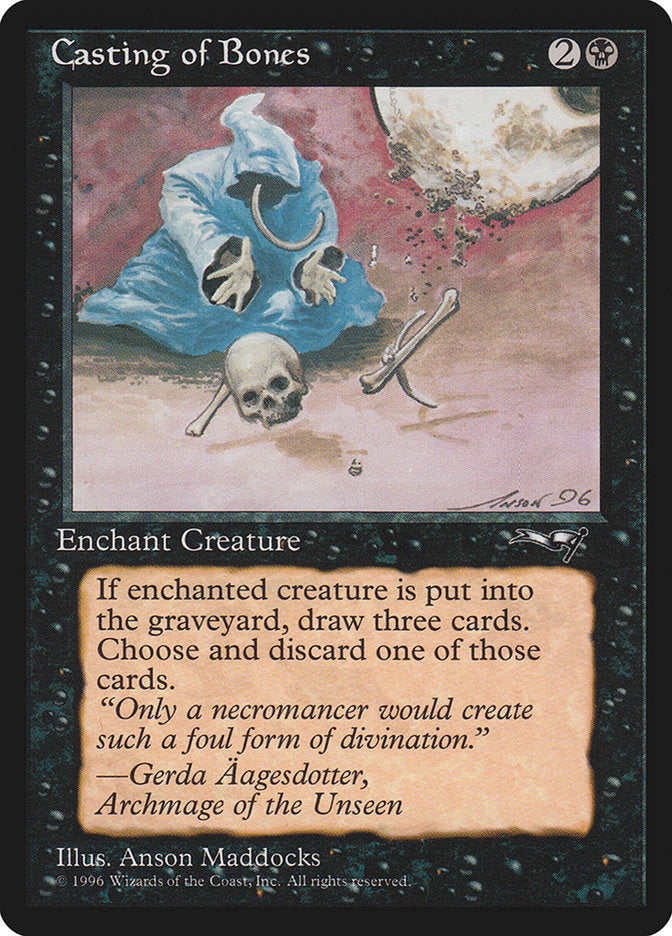 Casting of Bones (Skull on Ground) [Alliances] | Game Haven TX