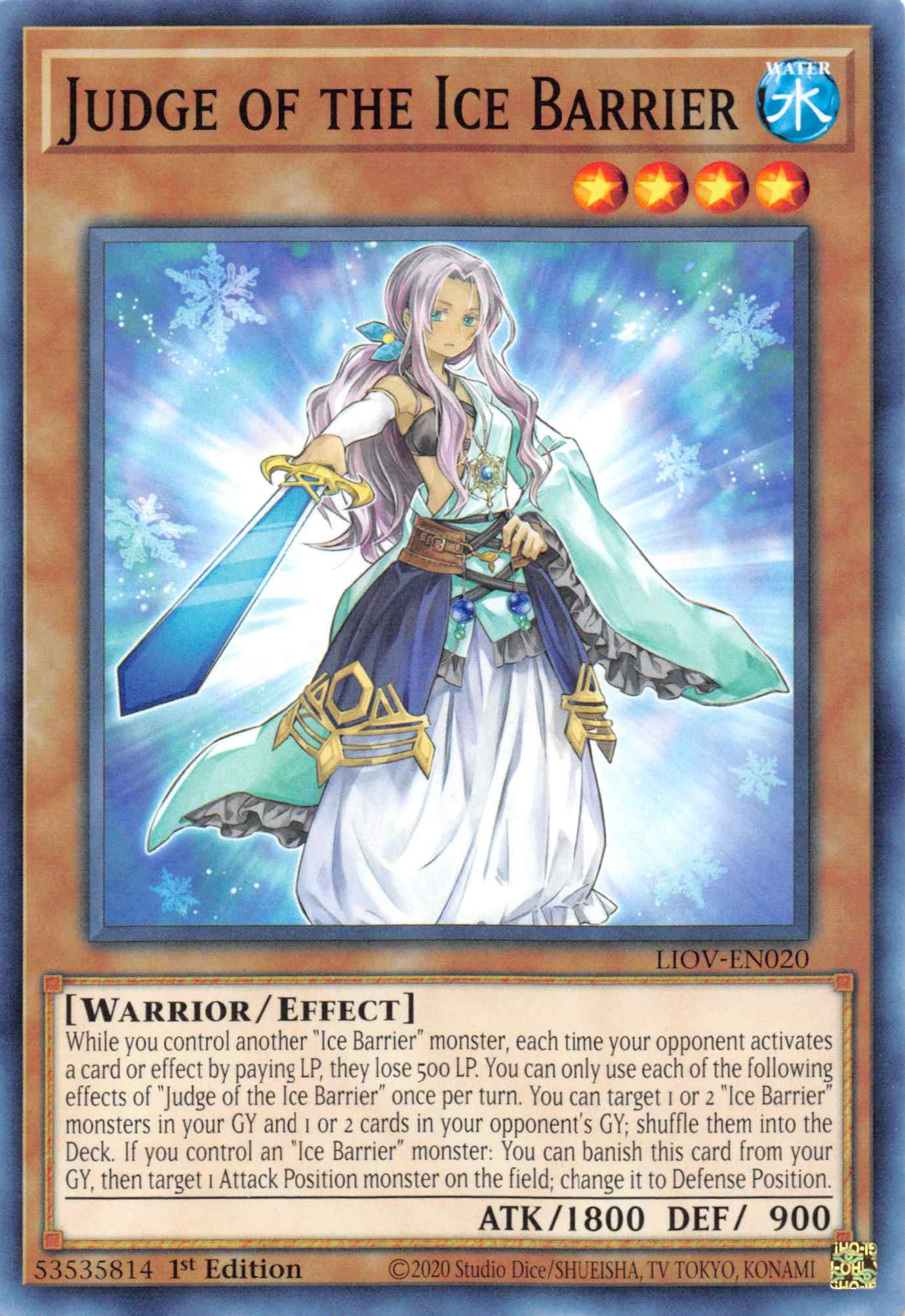 Judge of the Ice Barrier [LIOV-EN020] Common | Game Haven TX