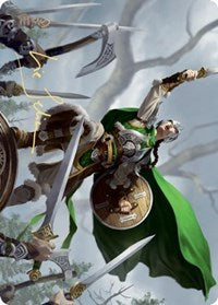 Maja, Bretagard Protector Art Card (Gold-Stamped Signature) [Kaldheim: Art Series] | Game Haven TX