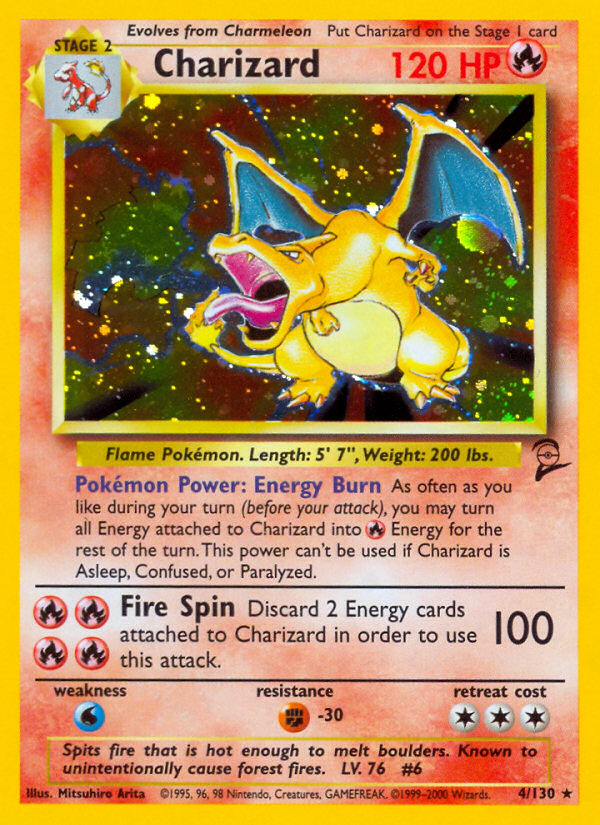 Charizard (4/130) [Base Set 2] | Game Haven TX