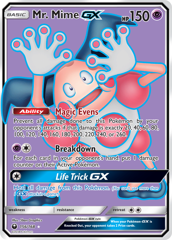 Mr. Mime GX (156/168) [Sun & Moon: Celestial Storm] | Game Haven TX