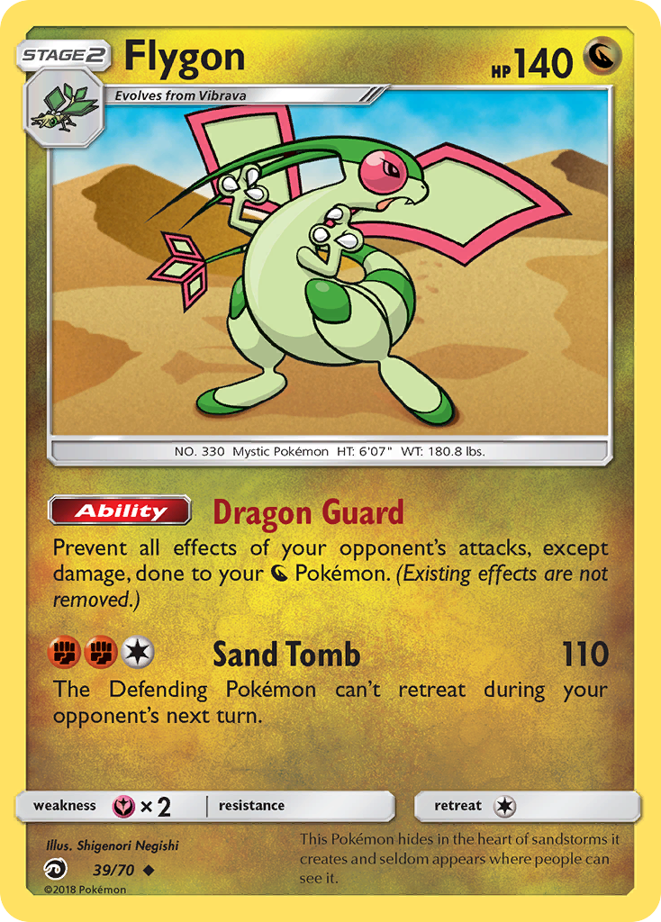 Flygon (39/70) [Sun & Moon: Dragon Majesty] | Game Haven TX
