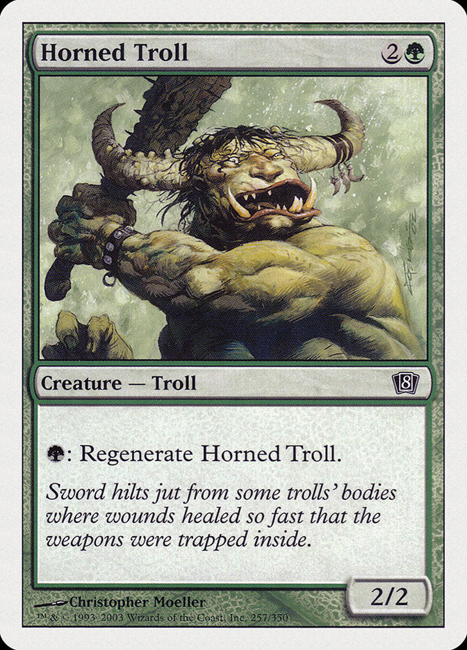 Horned Troll [Eighth Edition] | Game Haven TX