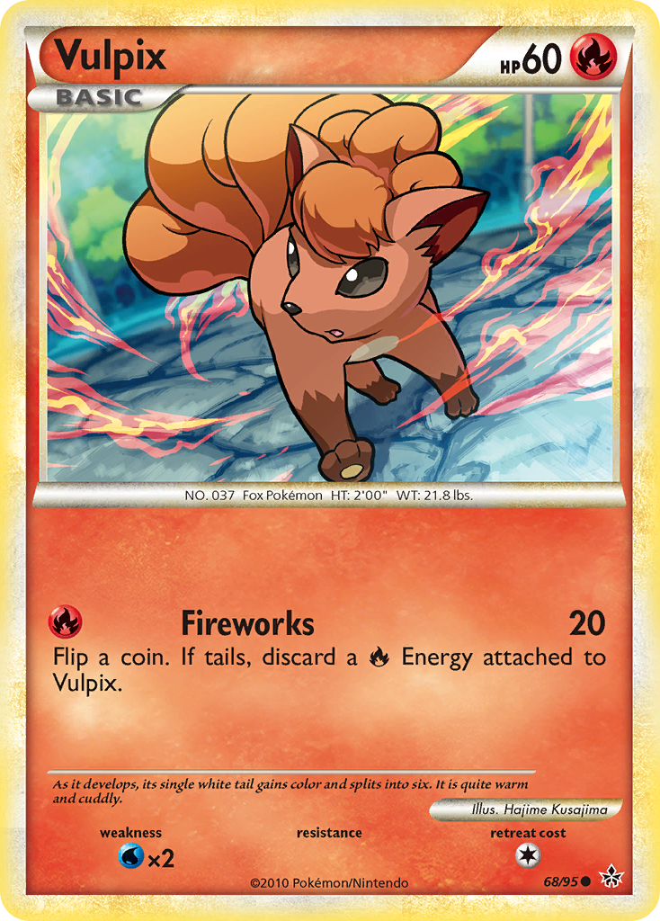Vulpix (68/95) [HeartGold & SoulSilver: Unleashed] | Game Haven TX