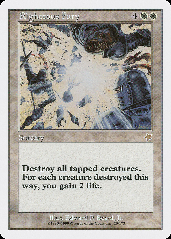 Righteous Fury [Starter 1999] | Game Haven TX