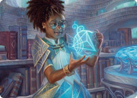 Zimone, Quandrix Prodigy Art Card [Strixhaven: School of Mages Art Series] | Game Haven TX