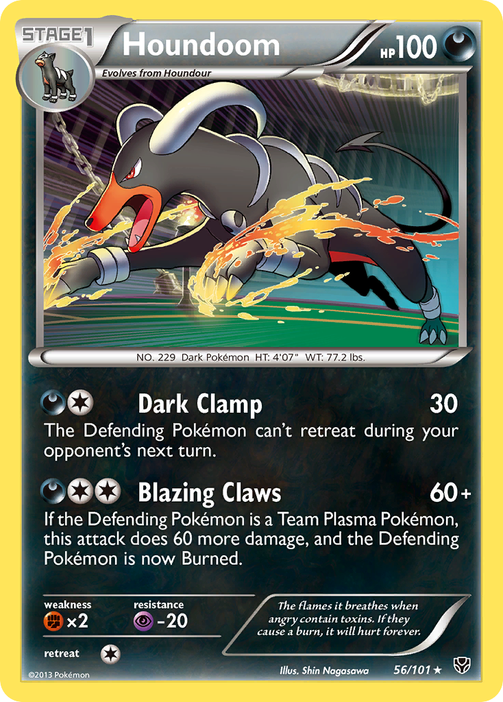 Houndoom (56/101) [Black & White: Plasma Blast] | Game Haven TX