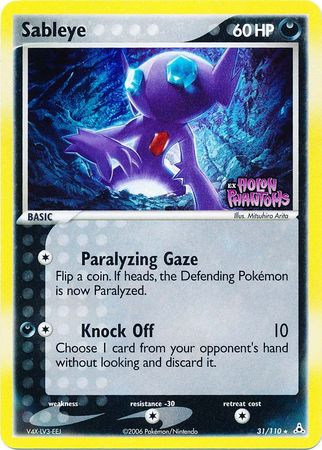 Sableye (31/110) (Stamped) [EX: Holon Phantoms] | Game Haven TX