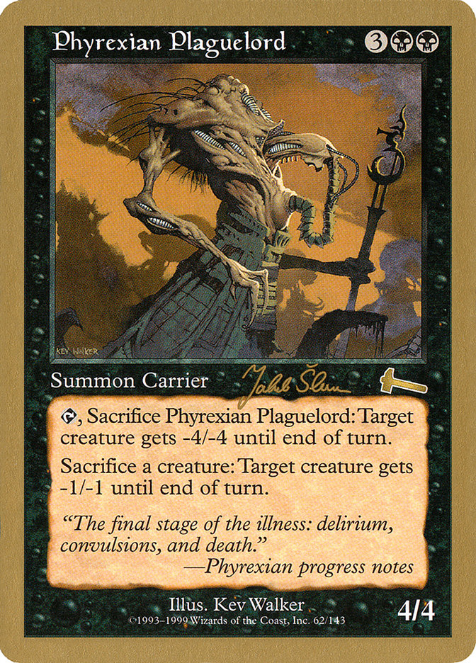 Phyrexian Plaguelord (Jakub Slemr) [World Championship Decks 1999] | Game Haven TX