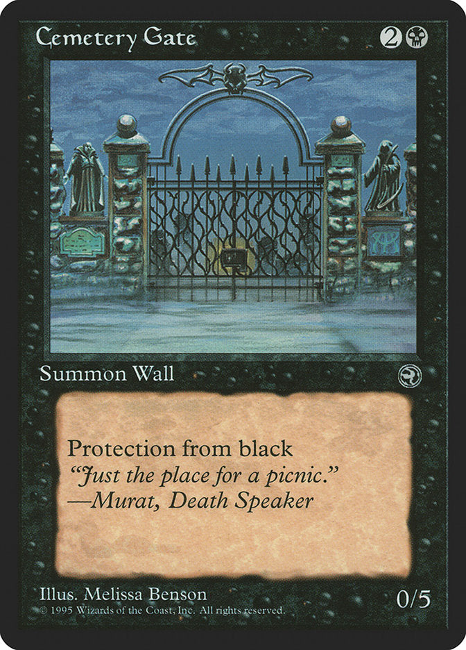 Cemetery Gate (Murat Flavor Text) [Homelands] | Game Haven TX