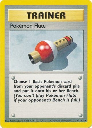 Pokemon Flute (86/102) [Base Set Unlimited] | Game Haven TX