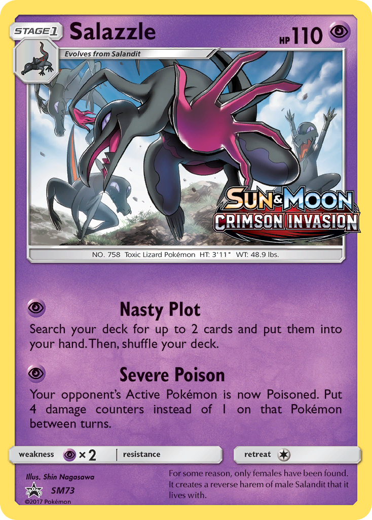 Salazzle (SM73) [Sun & Moon: Black Star Promos] | Game Haven TX