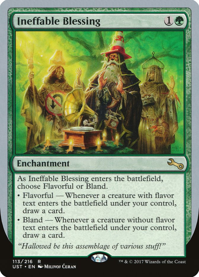 Ineffable Blessing [Unstable] | Game Haven TX