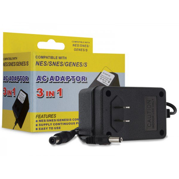 SNES NES SGea Genesis 1 AC Adapter (3 in 1) | Game Haven TX