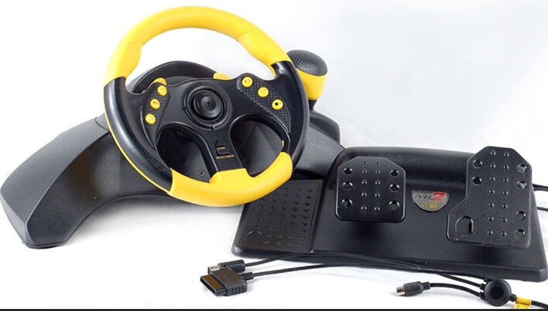 Steering Wheel MC2 - PS2 Xbox Gamecube | Game Haven TX