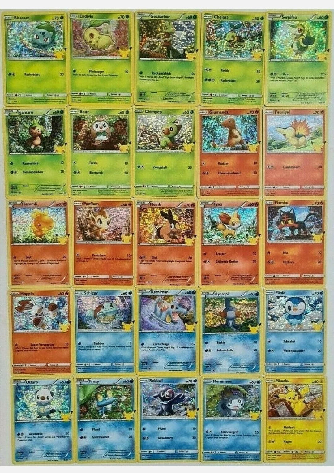 Pokemon McDonalds 25th Anniversary Set -Non Holo | Game Haven TX